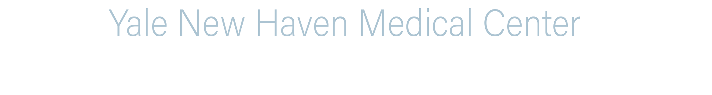 Yale New Haven Medical Center Foot and Ankle Surgery Logo